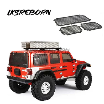 1 Комплект металлической оконной сетки Защитная сетка для 1/10 радиоуправляемого гусеничного автомобиля AXIAL SCX10 III AXI03007 Аксессуары для модернизации Jeep