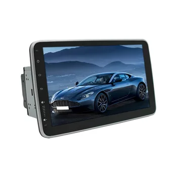 10,1-дюймовый универсальный автомобильный DVD-плеер с вращающимся на 360 градусов экраном, видео с GPS-навигацией, автомобильный DVD-плеер Android с Wi-Fi