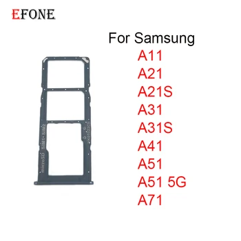 10 шт. Для Samsung Galaxy A11 A21 A21S A31 A31S A41 A51 5G A71 A516 Лоток Для SIM-карты Слот Держатель Гнездо Адаптера Запчасти для Ремонта