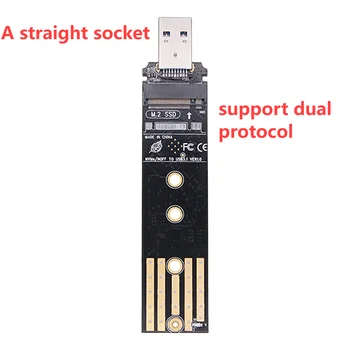 M.2 К USB3.1 SSD Адаптер 6/10 Гбит/с Конвертер жестких дисков PCI-E Gen2 Внутренняя карта Конвертера Поддерживает 2230 2242 2260 2280