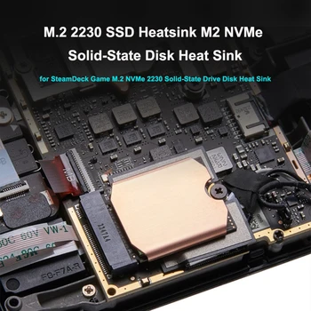 M2 2230 SSD Cooler Pad Медный Радиатор Радиатора для Игры SteamDeck M.2 NVMe 2230 Твердотельный Накопитель Дисковый Радиатор Оптом