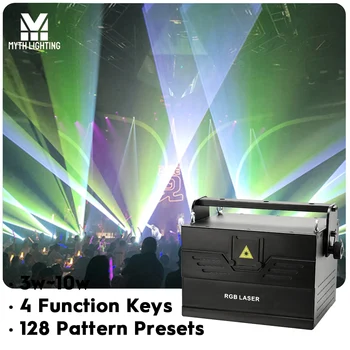 NF660 5 Вт 10 Вт Анимация, лазерный свет, проектор RGB, проектор динамических эффектов, диско-концертное шоу DJ