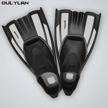Oulylan Профессиональные ласты для дайвинга, гибкая комфортная нескользящая резина для плавания, ласты для подводного плавания, Пляжная обувь для водных видов спорта