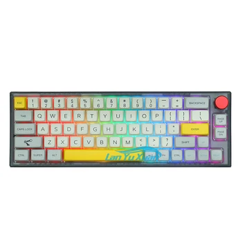  TH66 65% С возможностью горячей замены RGB 2,4 ГГц/Bluetooth 5,0 /Проводная Беспроводная Механическая Клавиатура MDA PBT Keycaps teclado mecânico