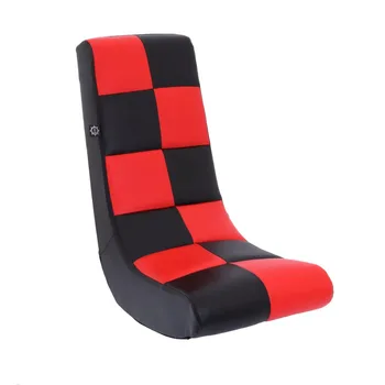 The Crew Furniture Boost, игровое кресло-качалка, искусственная кожа, черные/ красные чехлы для автомобильных сидений