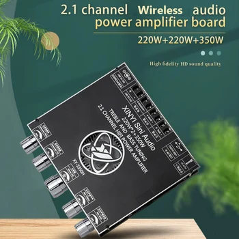 XY-S350H App Control 220Wx2 + усилитель мощностью 350 Вт 2.1 Двухканальная беспроводная аудиоплата