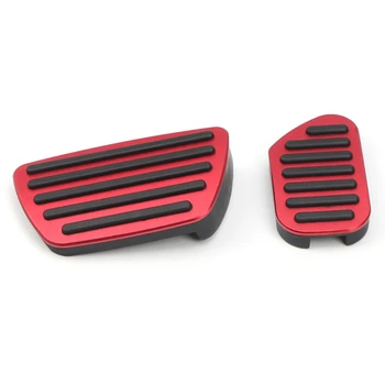 Автомобильные Педали Ножной Топливный Тормоз Подставка Для Ног Крышка Педали для 4Runner 2010-2021 Красный