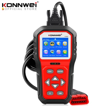 Автомобильный сканер KONNWEI KW860 OBD2 Автомобильный Диагностический инструмент Obd 2 Полный Функционал Obd2 Автомобильные Инструменты Считыватель кода двигателя Бесплатное Обновление