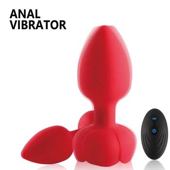Анальный вибратор с дистанционным управлением, Анальная пробка Bluetooth, Мужской массажер простаты, Женский мастурбатор, секс-игрушки для взрослых для женщин и мужчин