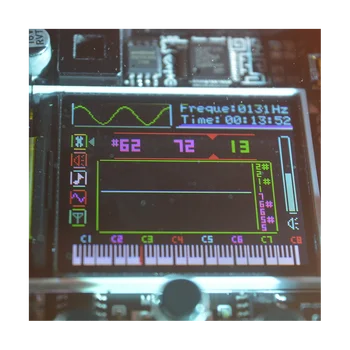 Аудио Мини Терменвокс Музыкальный электронный творческий инструмент Ретро Многоголосные креативные игрушки с экранным дисплеем