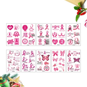 Водонепроницаемая наклейка на 10 листов, женские наклейки, временные татуировки, наклейки для вечеринок, детские наклейки