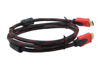 Высококачественный кабель HDMI Позолоченные кабели HDMI от мужчины кмужчине HDMI для PS3 HDTV LCD DV DVD PJ TV 1,5 м 5 футов 1,4