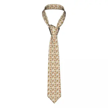 Галстук для мужчин, формальные узкие галстуки, классический мужской милый свадебный галстук-капибара, джентльменский узкий галстук