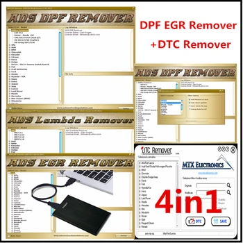 Горячая распродажа 2023 года! DTC Remover 1.8.5.0 + ADS DPF EGR Lambda Remover 3.0 Полная версия программного обеспечения 2017.5 + Разблокировка keygen + Установка видео