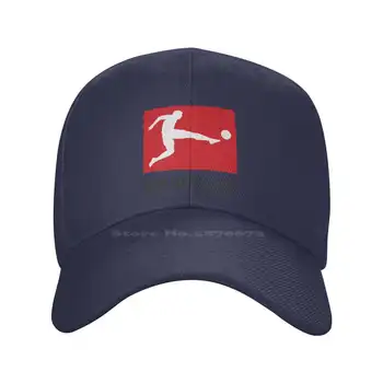Графическая печать логотипа Бундеслиги Повседневная джинсовая кепка Вязаная шапка Бейсболка