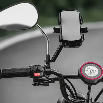 Держатель для мобильного телефона, устойчивый к тряске держатель для велосипедного телефона, крепление для простой установки, вращающийся на 360 градусов руль