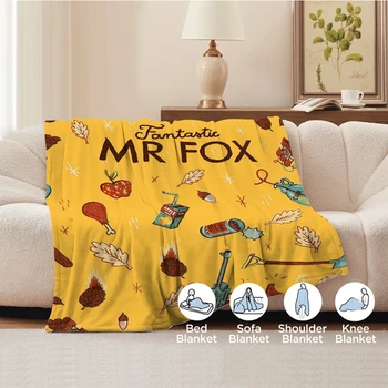 Детское декоративное одеяло с героями мультфильмов для украшения гостиной, спальни, пушистые мягкие одеяла, покрывало на кровать, домашний декор в стиле бохо