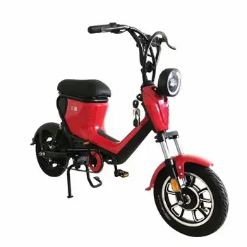 дешевый электровелосипед, двухколесный электрический скутер мощностью 60 В, мотор-ступица мощностью 500 Вт с портативной зарядкой аккумулятора в домашних условиях