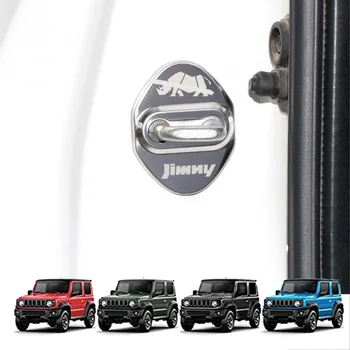 Для 2ШТ крышка дверного замка автомобиля Защищает Автомобильные аксессуары Для Suzuki Jimny Sierra JB64 JB74 2019-2022 2023 Автомобильная наклейка