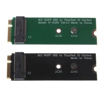 для M.2 NGFF SSD в X1 Carbon Ultrabook Adapter Converter Замена карты SSD-адаптера для Lenovo ThinkPad 20 + 6pin