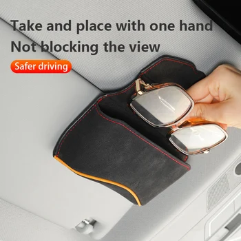 Для Opel OPCline Автомобильный держатель для солнцезащитных очков Многофункциональный зажим для очков Зажим для купюр Автомобильные аксессуары
