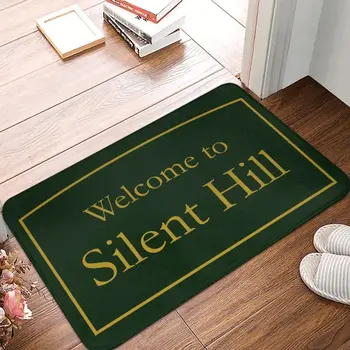Добро пожаловать в Сайлент Хилл, Добро пожаловать, Декор коврика для входной двери, Противоскользящий коврик для входной двери, Прикроватный коврик для спальни, Декор коврика для ванной комнаты