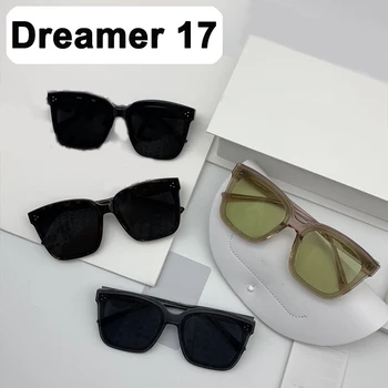 Женские солнцезащитные очки Dreamer 17 GENTLE Y2K для мужчин, винтажные роскошные брендовые товары, дизайнерские Летние Uv400, модные Корейские Monst