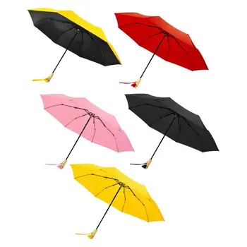Зонты от солнца и дождя Непромокаемый Прочный Складной зонт Дорожный зонт для пеших прогулок пеших прогулок с рюкзаком на свежем воздухе