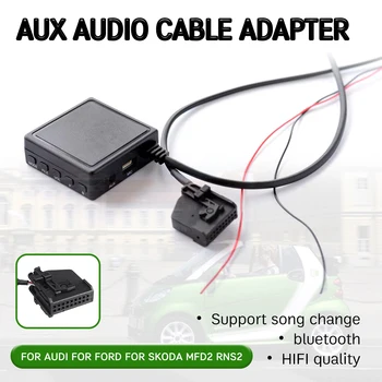кабель приемника Bluetooth Aux для Volkswagen для Audi RNS2 MFD2 CD-хост с USB, адаптером Aux для громкой связи с микрофоном