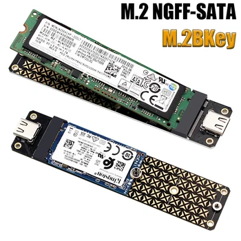 Конвертер NGFF M.2 в USB3.1 Type-C со скоростью 10 Гбит/с Твердотельный диск M.2NGFF SSD В USB-адаптер для SSD 2230/2242/2260/2280