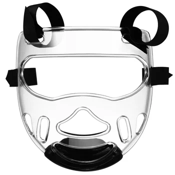 Маска для тхэквондо, прозрачная маска для лица, детская боксерская защита, переносная защита для кикбоксинга, защита для спарринга