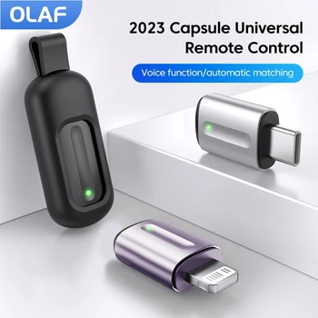 Мини-адаптер Olaf Smartphone IR Type C/IOS USB Интерфейс Smart App Control Беспроводной инфракрасный телефон Универсальный пульт дистанционного управления