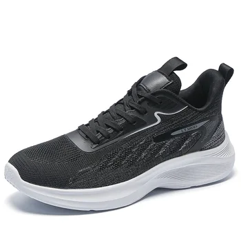 Мужская повседневная обувь, противоударные удобные кроссовки для бега на открытом воздухе, кроссовки для фитнеса, Размер 36-45