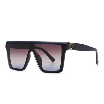 Новейшие винтажные солнцезащитные очки с широкими ножками, женские квадратные мужские очки Gafas De Sol, классические ретро-трендовые очки