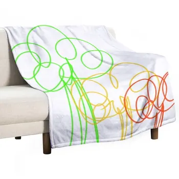 Новые деревья, детское художественное покрывало для дивана, Тонкое летнее одеяло, одеяло для пикника, утяжеленное одеяло