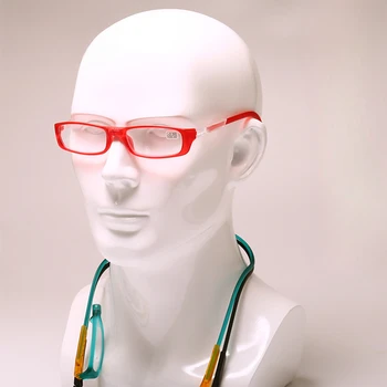 Новые портативные магнитные очки для чтения Модные складные очки для пожилых людей Простые ретро очки для чтения Оптом ридер