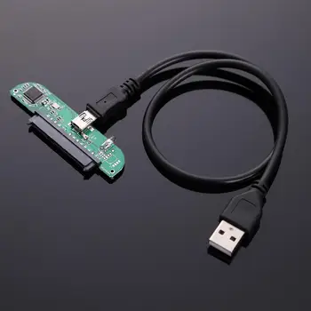 Новый 2,5-дюймовый адаптер USB 2.0 ДЛЯ жесткого диска SATA 7 + 15 Pin
