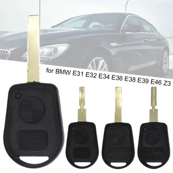 Откидная Крышка дистанционного Брелока с Неразрезанным Лезвием Чехол для дистанционного ключа Чехол для автомобильного ключа Чехол для автомобильного ключа для BMW E31 E32 E34 E36 E38 E39 E46 Z3