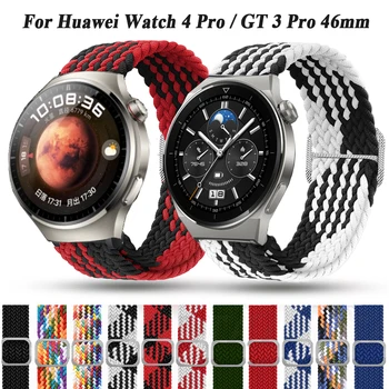 Ремешок для Часов 20мм 22мм Замена Ремешка Для HUAWEI WATCH 4 Pro/GT 2 3 Бегунка Нейлоновый Ремешок Huawei Watch GT2 GT 3 Pro 46мм Браслеты