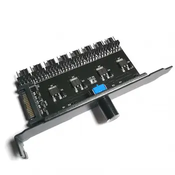 Ручка регулировки Высокой точности и хорошей производительности Регулятор скорости Нескольких типов для вентилятора корпуса компьютера 12v 3pin / 4pin
