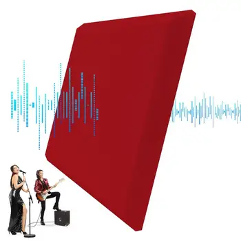 Студийная Звукоизоляционная плитка из пенопласта с высокой плотностью акустического звукопоглощающего хлопка KTV Audio Room Для украшения стен дома 50x50x5 см
