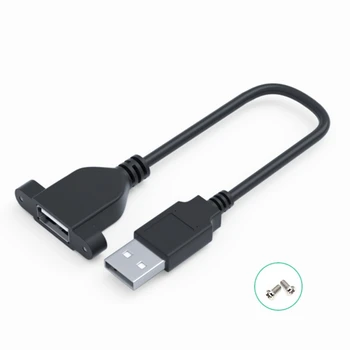 Удлинительный кабель E5BA USB USB 2.0 от мужчины к женщине с винтами для аксессуаров для ПК
