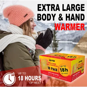 Универсальная грелка для рук Натуральные тепловые пакеты без запаха Длительное время прогрева 18 Часов