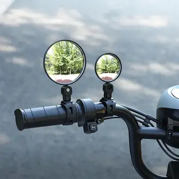 Универсальное велосипедное зеркало заднего вида с регулируемым поворотом Широкоугольного велосипедного руля, Зеркала заднего вида для аксессуаров для шоссейных велосипедов MTB