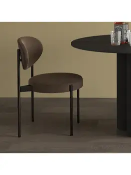 Чистый Красный Современный минималистичный Обеденный стол И стулья, туалетный столик, Спинка стула для домашнего кабинета, рабочий стол, Компьютерный стул