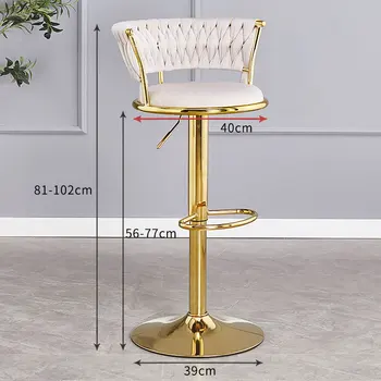 Эргономичный Дизайн роскошных стульев Минималистичный Свадебный Золотой Металлические Ножки для макияжа Мебель для обеденного стула Muebles Hogar Room Decor